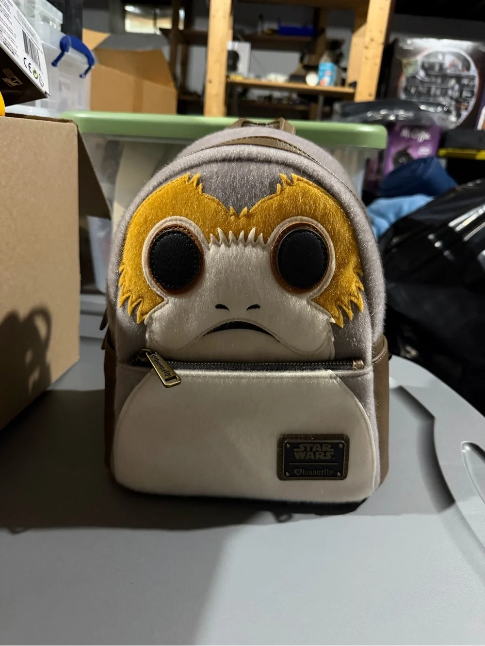 NWT Loungefly Porg Mini Backpack Star Wars 2018 SDCC - RARE